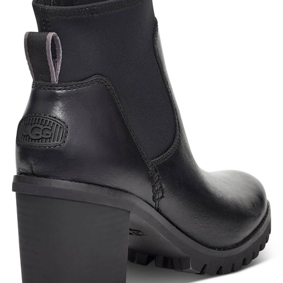 UGG Australia  Amathea Waterproof Leather Boots Black US 9 - Picture 12 of 15